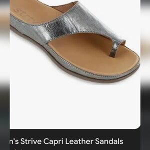 Strive Women's Metallic Leather Sandals